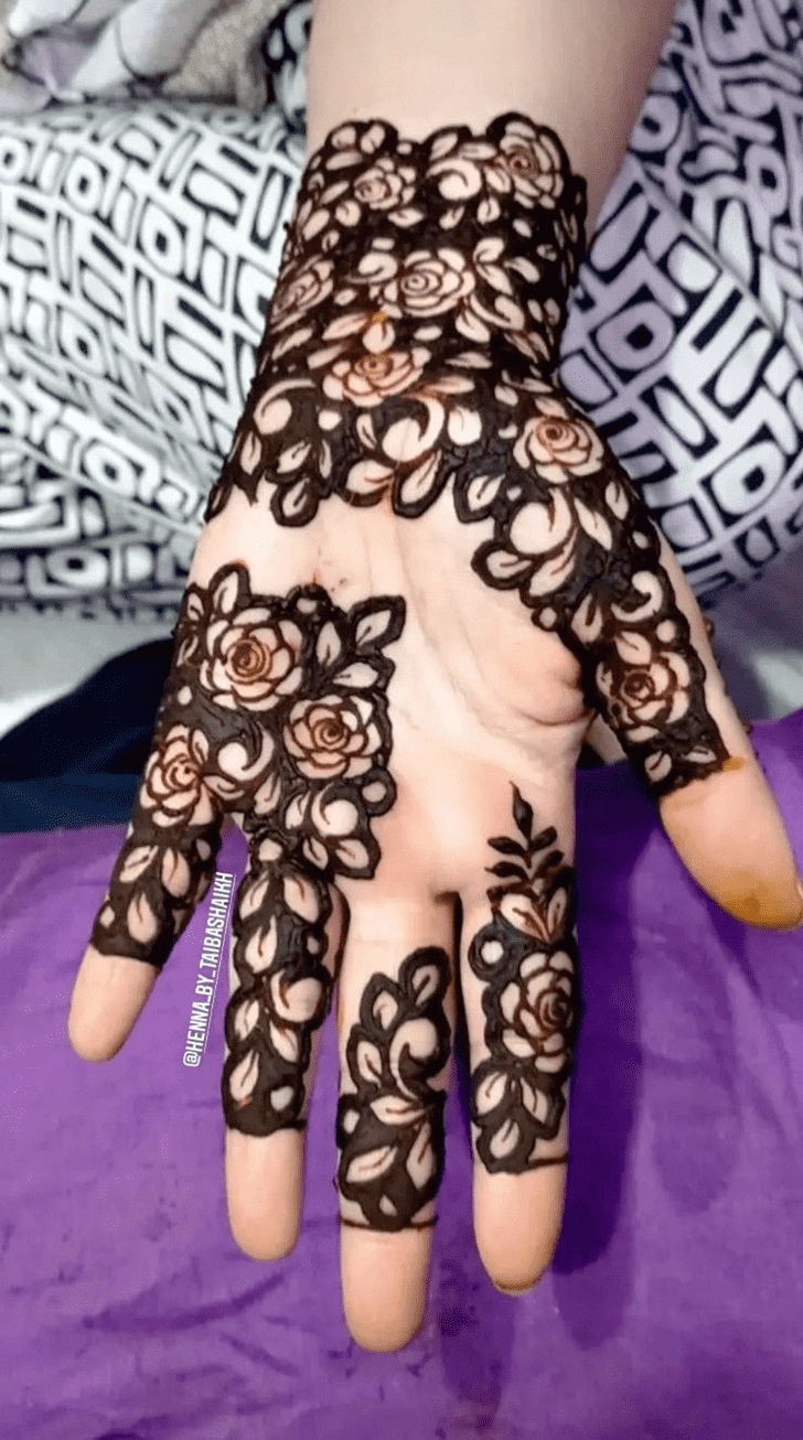 Excellent Russian Henna Design
