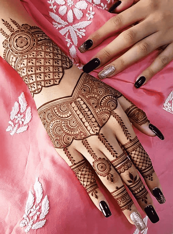 Classy Sankranti Henna Design