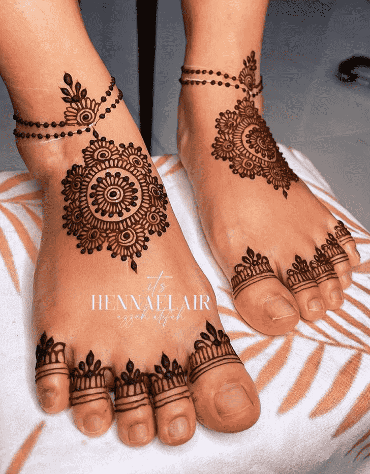 Fascinating Sankranti Henna Design