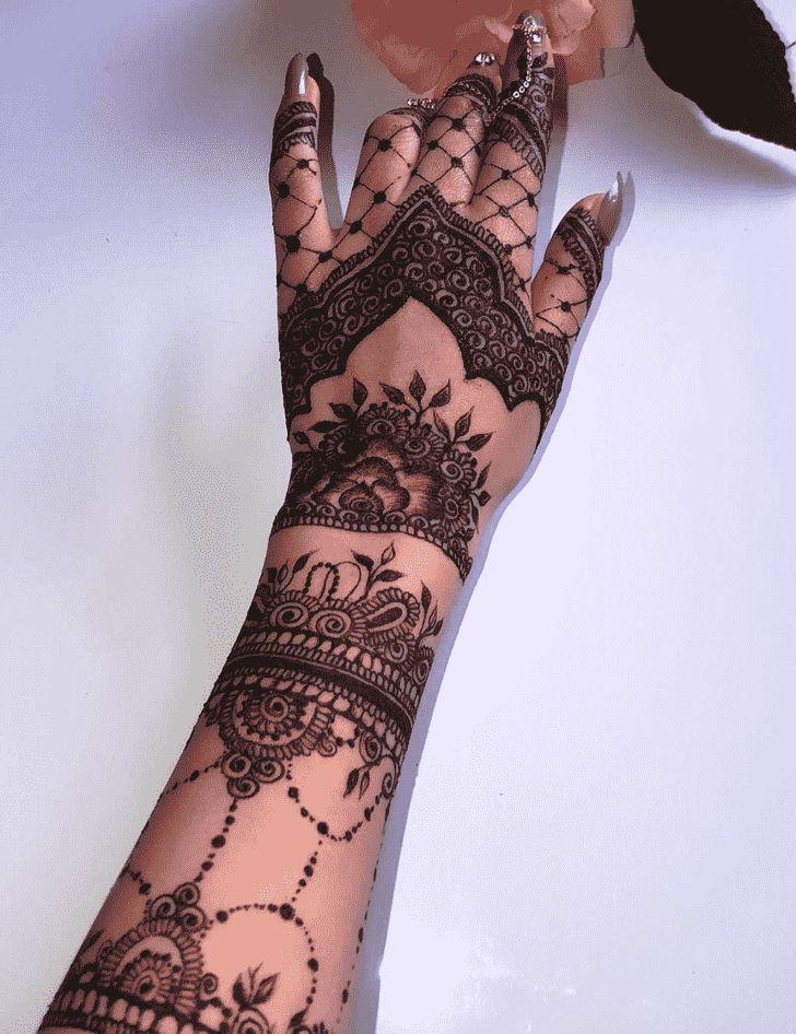 Inviting Sankranti Henna Design