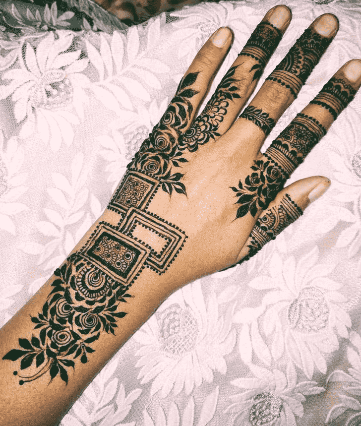 Pretty Sankranti Henna Design