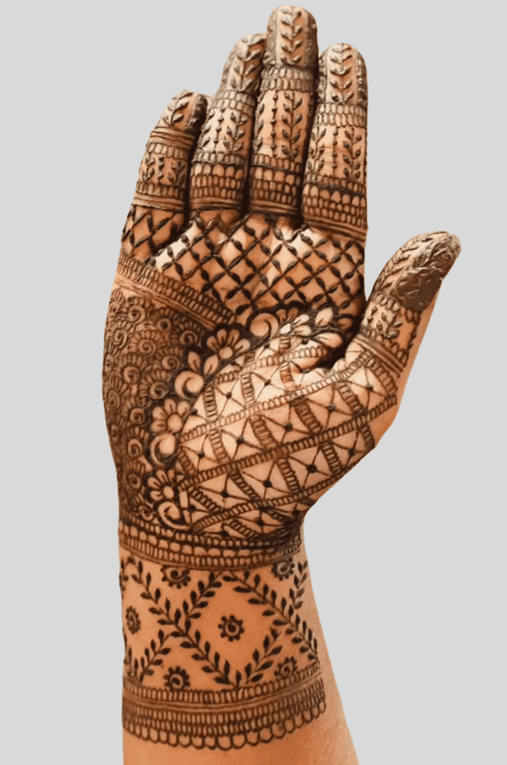 Arm Sawan Henna Design