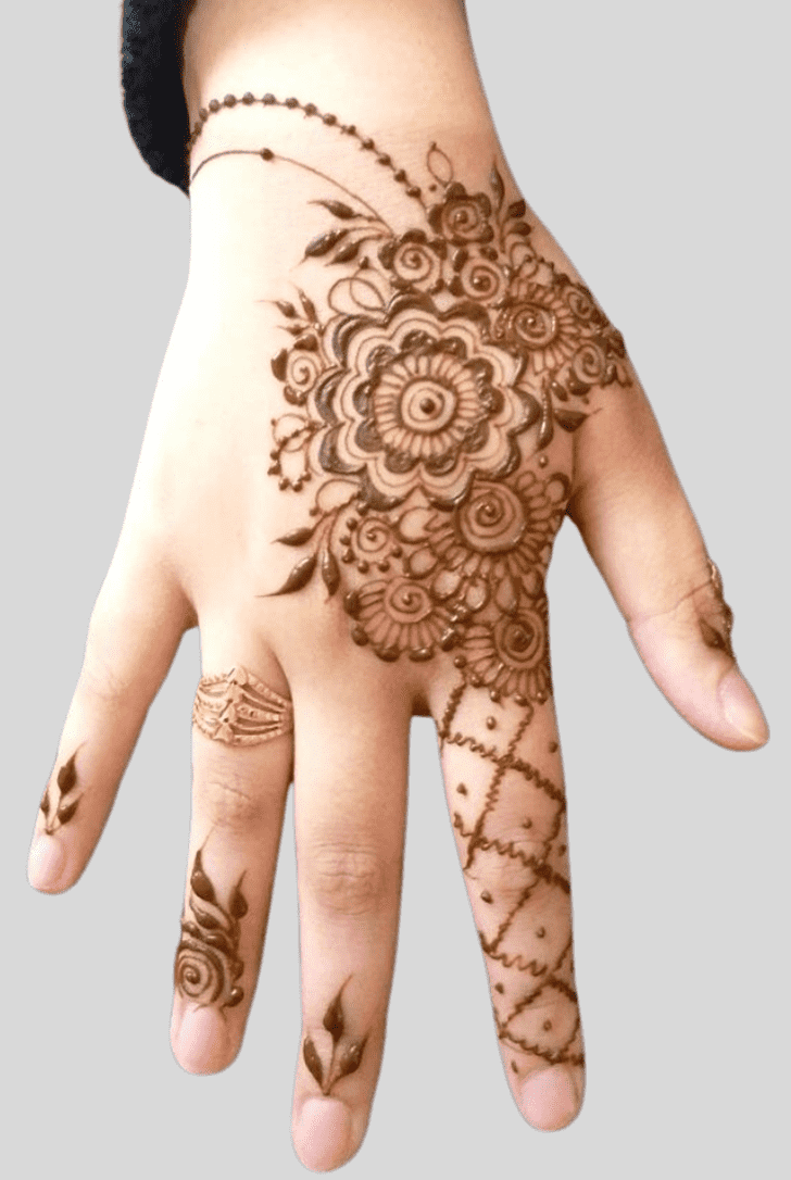 Pleasing Sawan Henna Design
