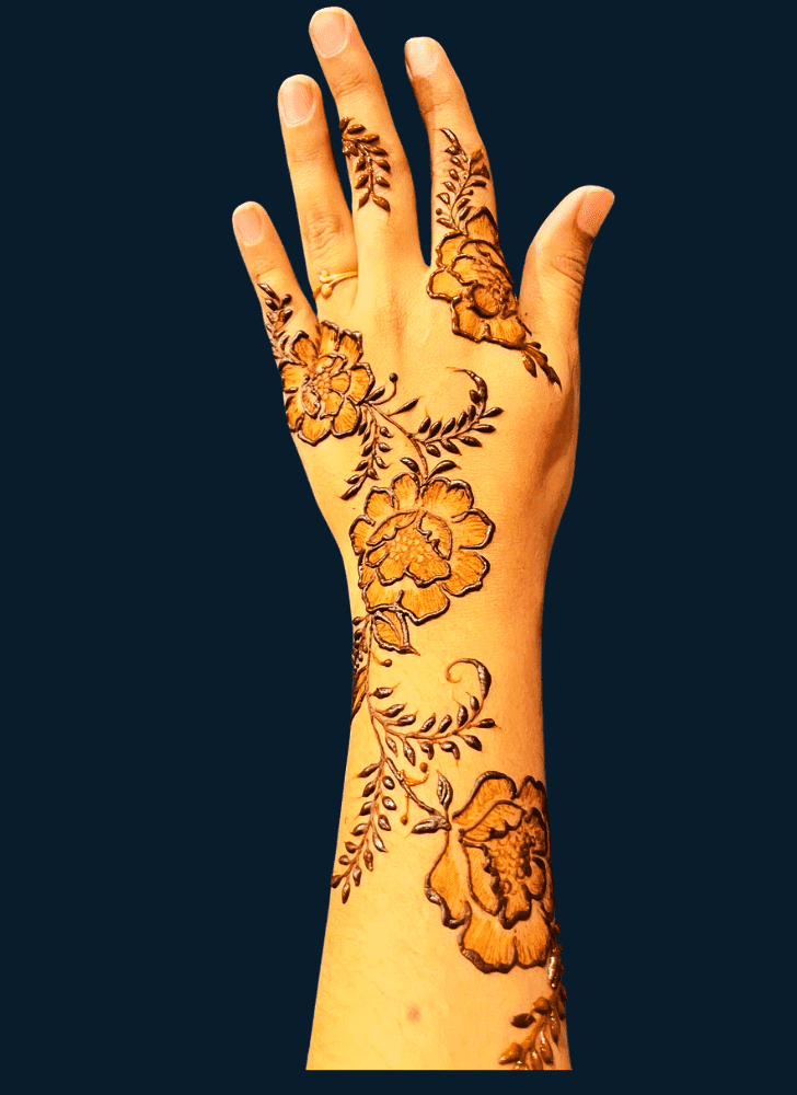 Charming Wonderful Henna Design