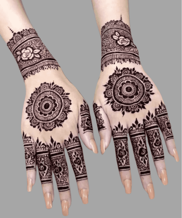 Comely Serbia Henna Design