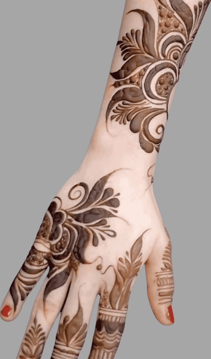 Splendid Serbia Henna Design