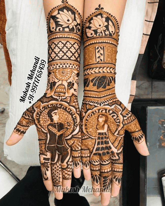 Arm Shaadi Henna Design