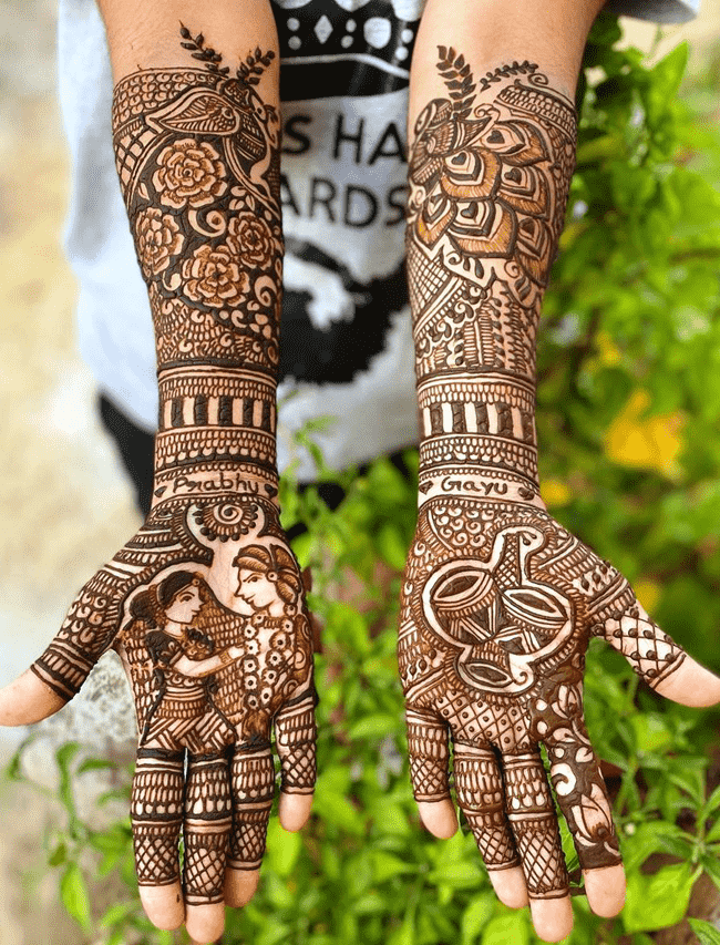 Excellent Shaadi Henna Design