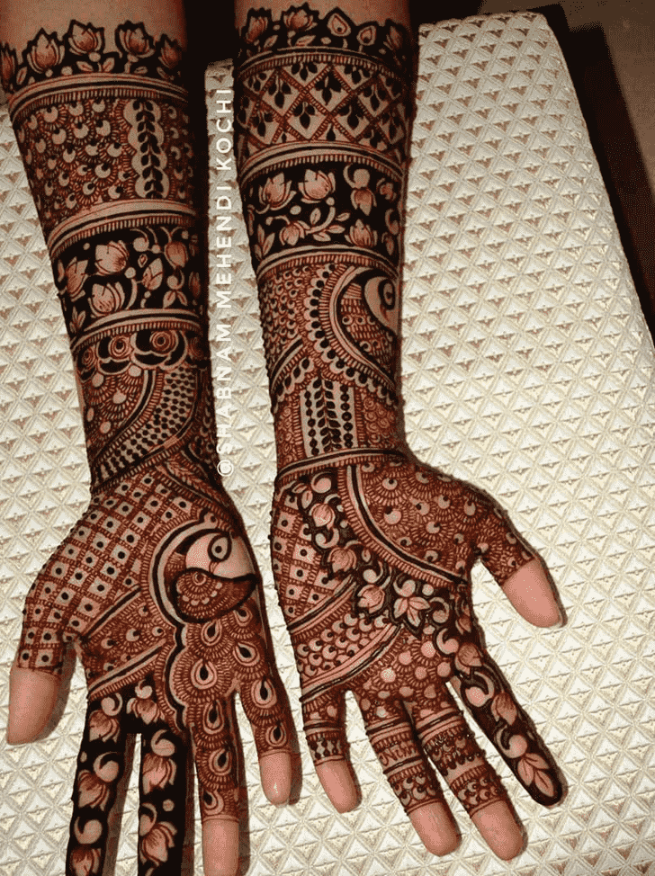 Bewitching Shaded Henna Design