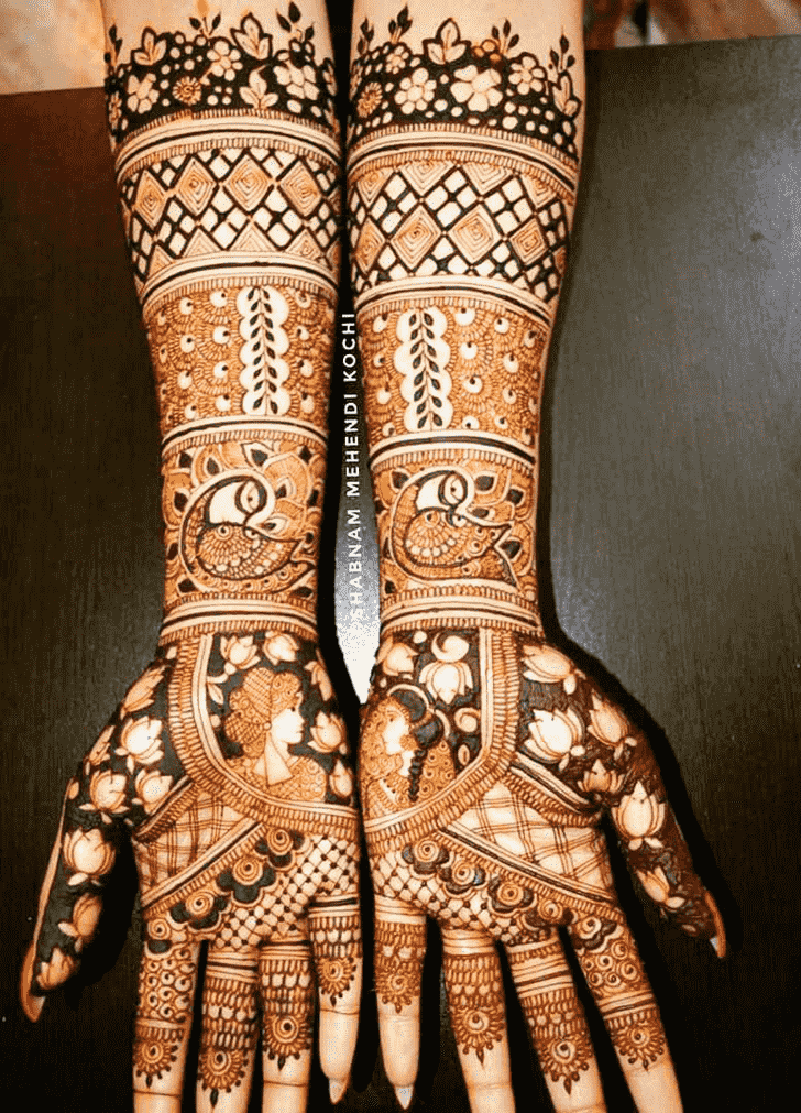 Superb Shaded Henna Design