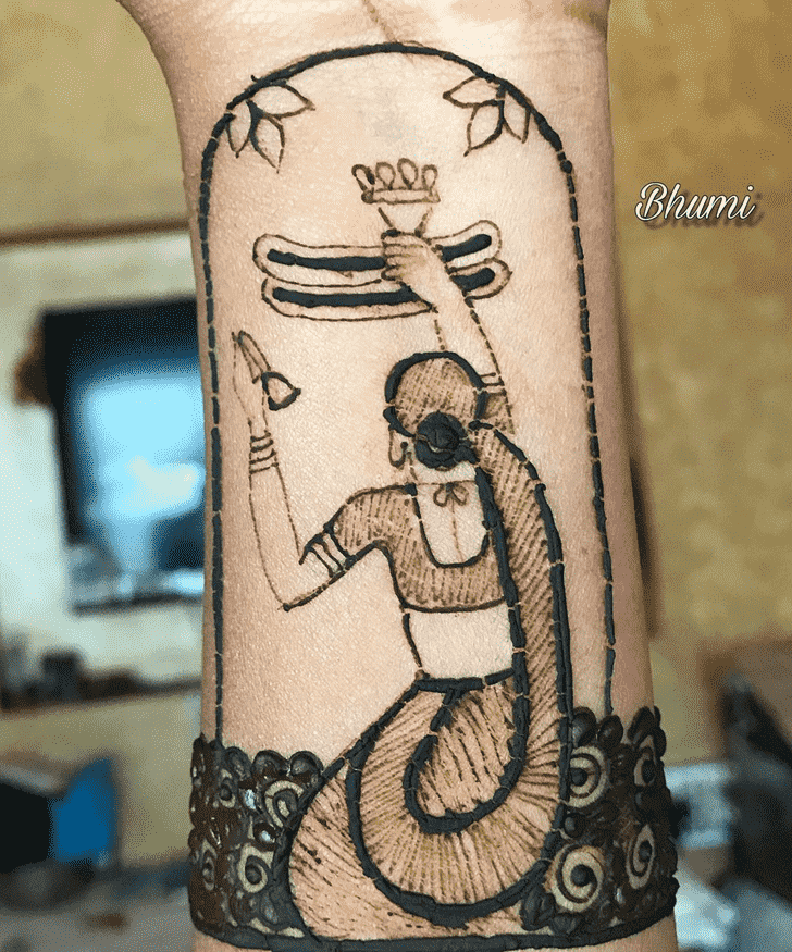 Update more than 83 mahadev tattoo mehndi design - thtantai2