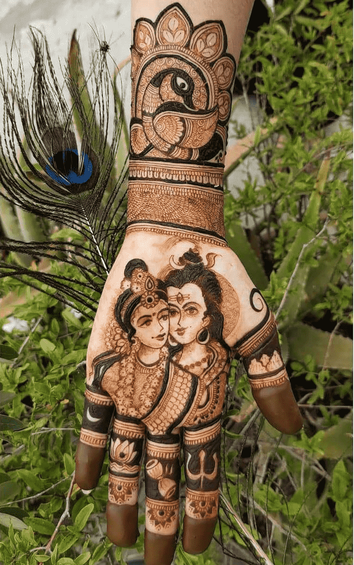 Latest Hariyali Teej 2021 Mehndi Designs: Arabic, Indian, Floral and  Portrait Mehendi Pattern Images & Tutorial Videos to Celebrate the Shiva-Parvati  Festival Observed By Married Women During Sawan Month
