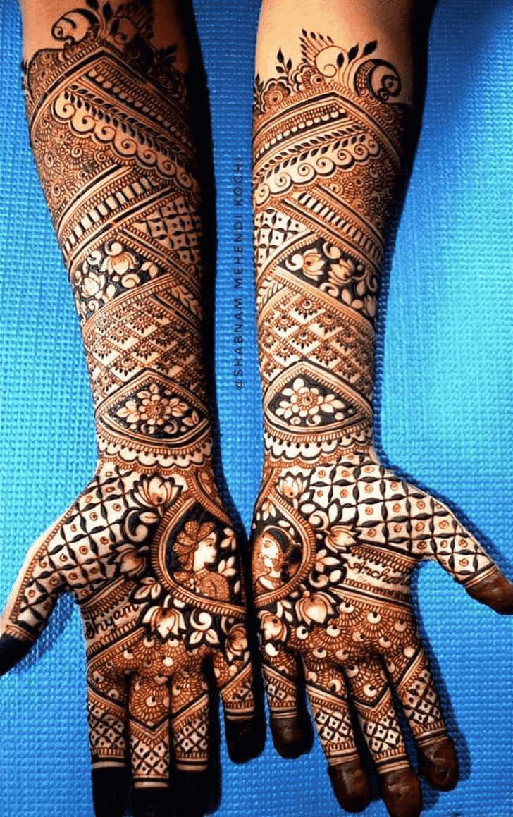 Delightful Shivratri Henna design