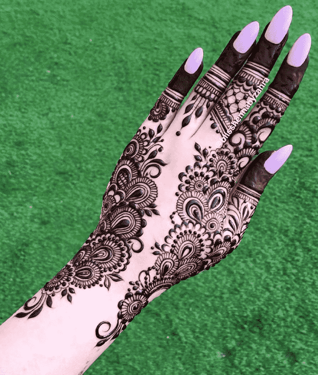 Bewitching sialkot Henna Design