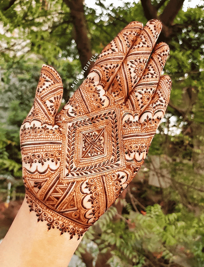 Charming sialkot Henna Design