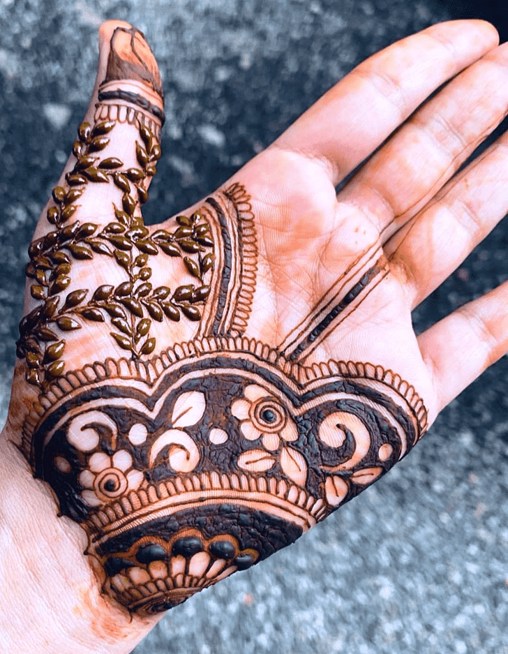 Pretty Side Henna Design