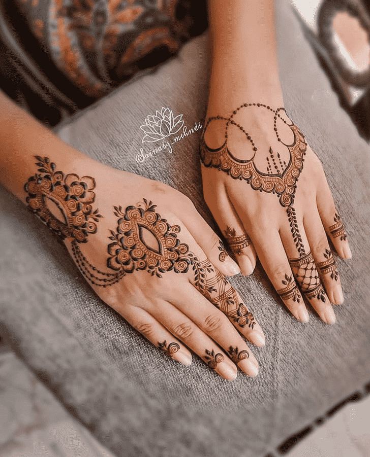Appealing Silicon Valley Henna Design