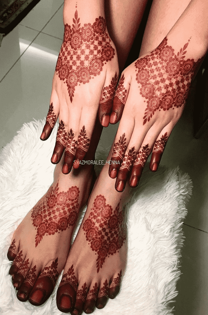 Mesmeric Singapore Henna Design