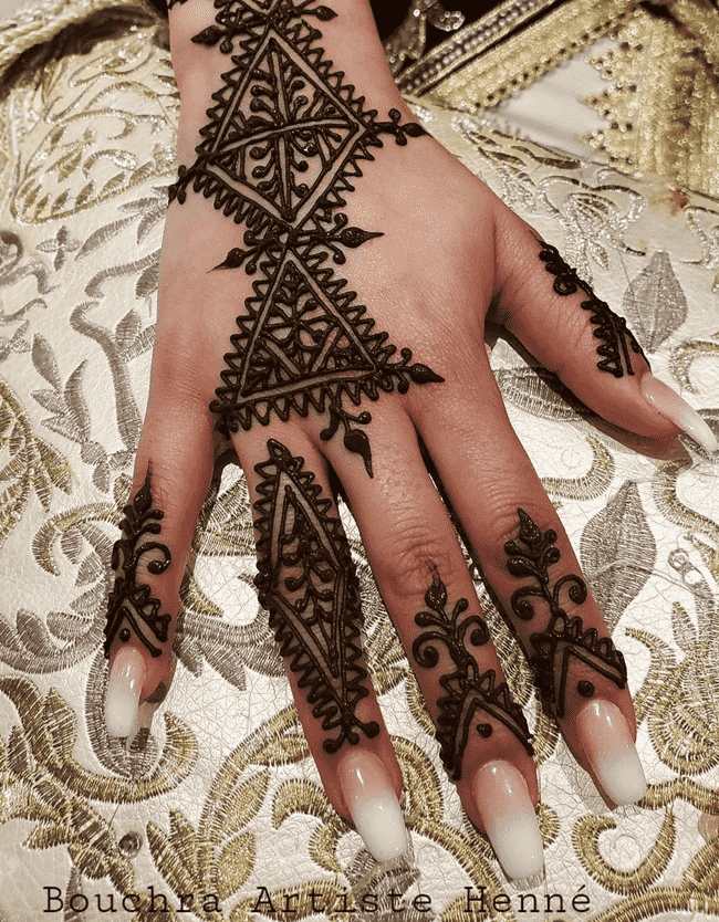 Gorgeous South Indian Henna Design