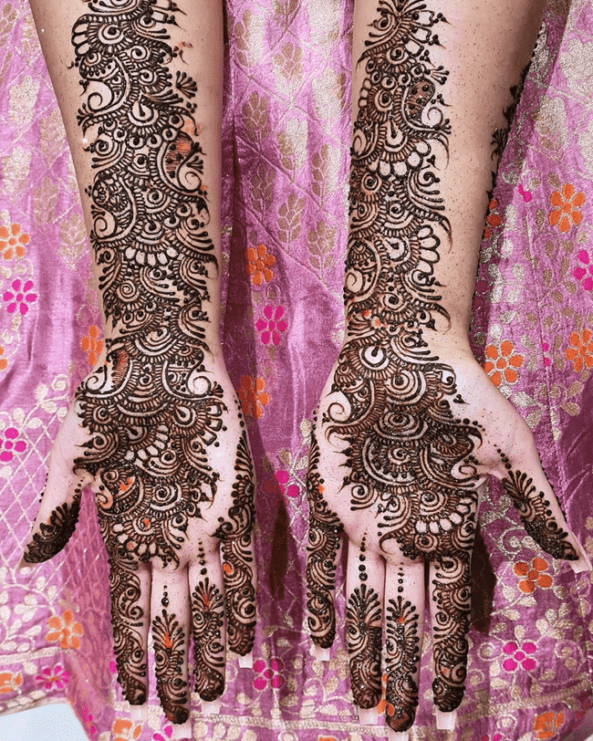 Awesome South Indian Henna Design