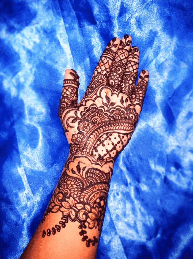 Slightly South Indian Henna Design