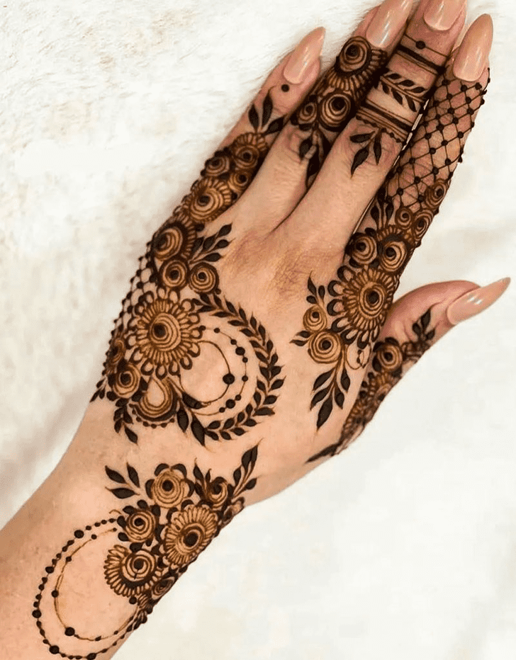 Beauteous Spain Henna Design