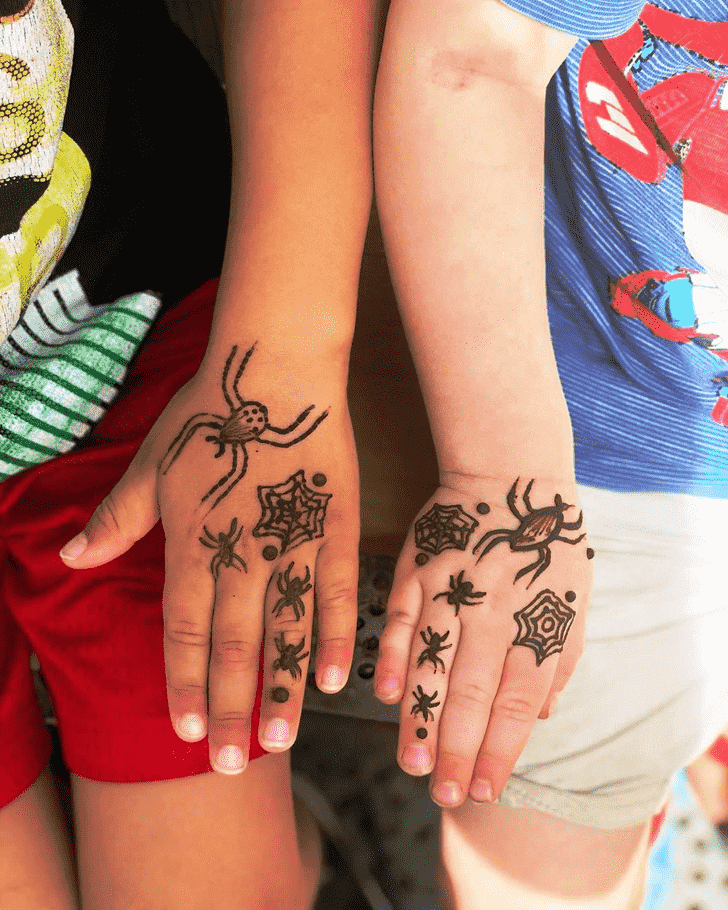 Spider Henna design