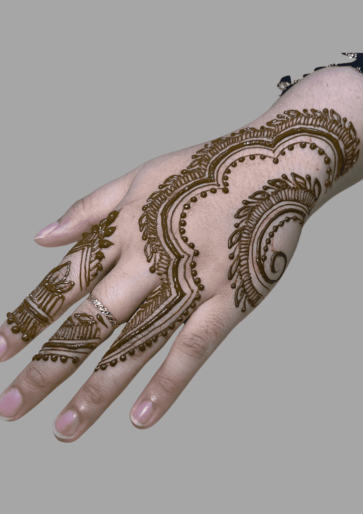 Beauteous Sri Lanka Henna Design