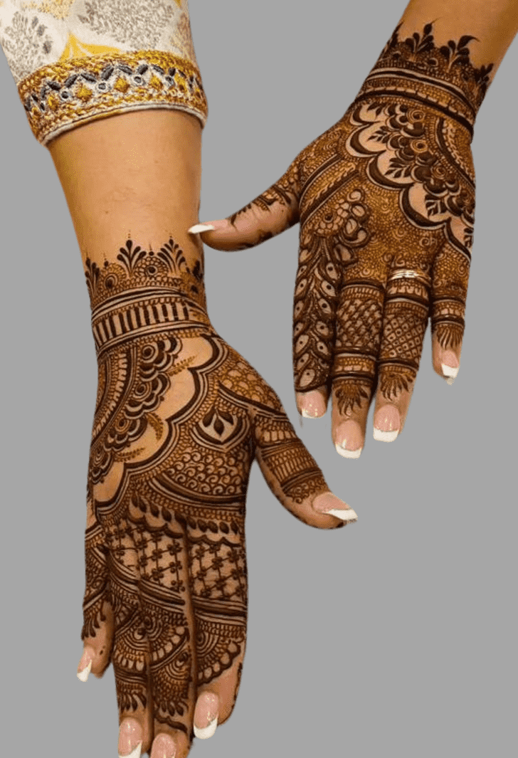 Comely Sri Lanka Henna Design