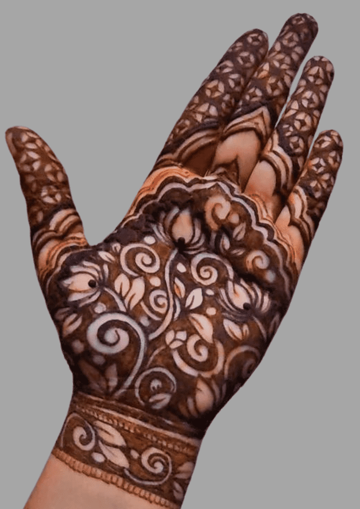 Elegant Sri Lanka Henna Design