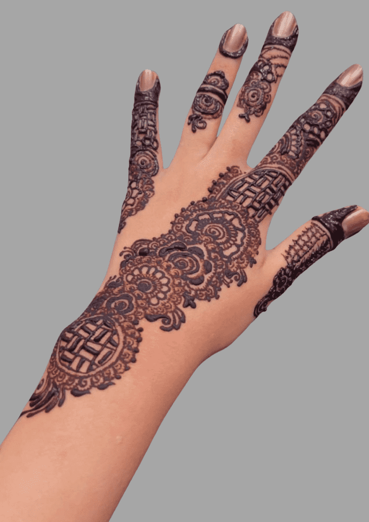 Exquisite Sri Lanka Henna Design