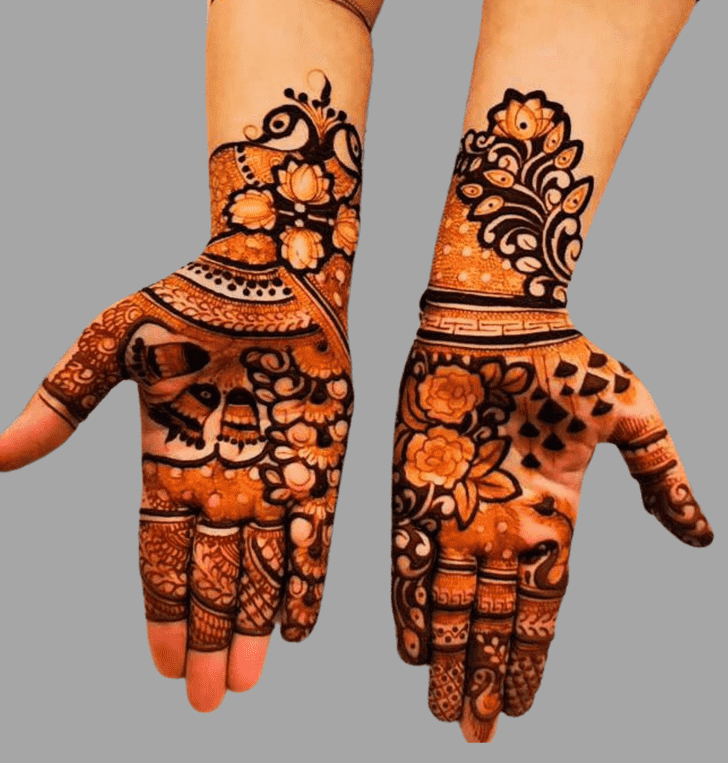 Pleasing Sri Lanka Henna Design