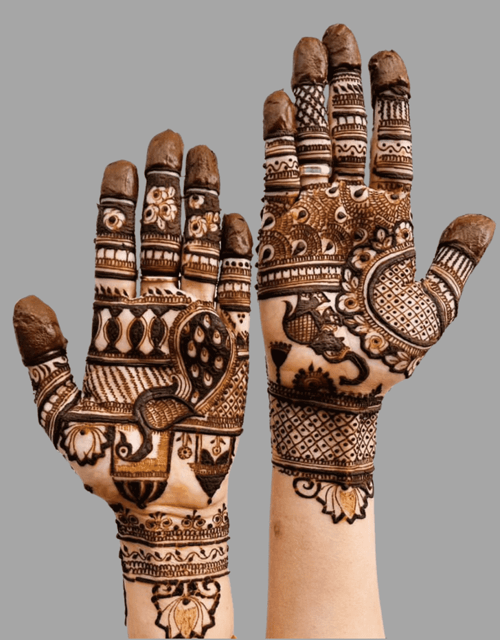 Pretty Sri Lanka Henna Design