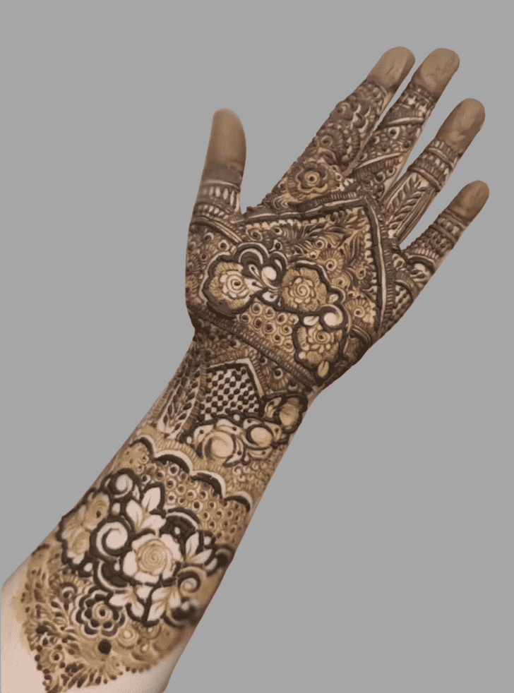 Refined Sri Lanka Henna Design