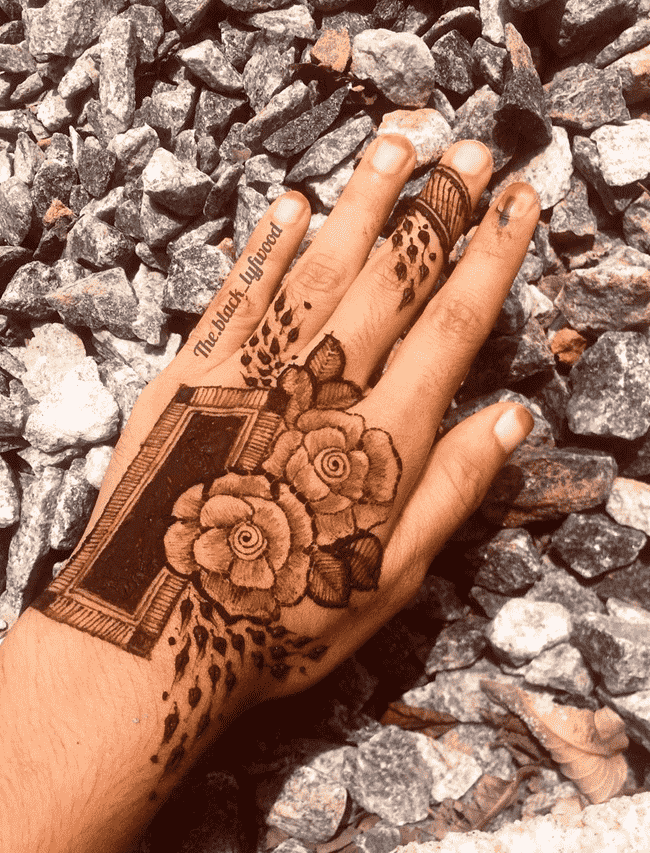 Comely Srinagar Henna Design