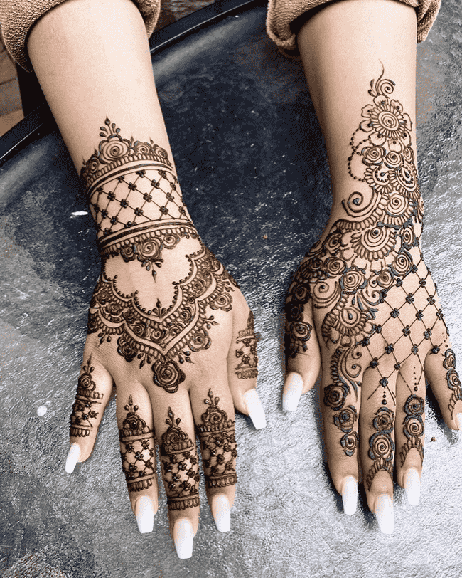 Excellent Srinagar Henna Design