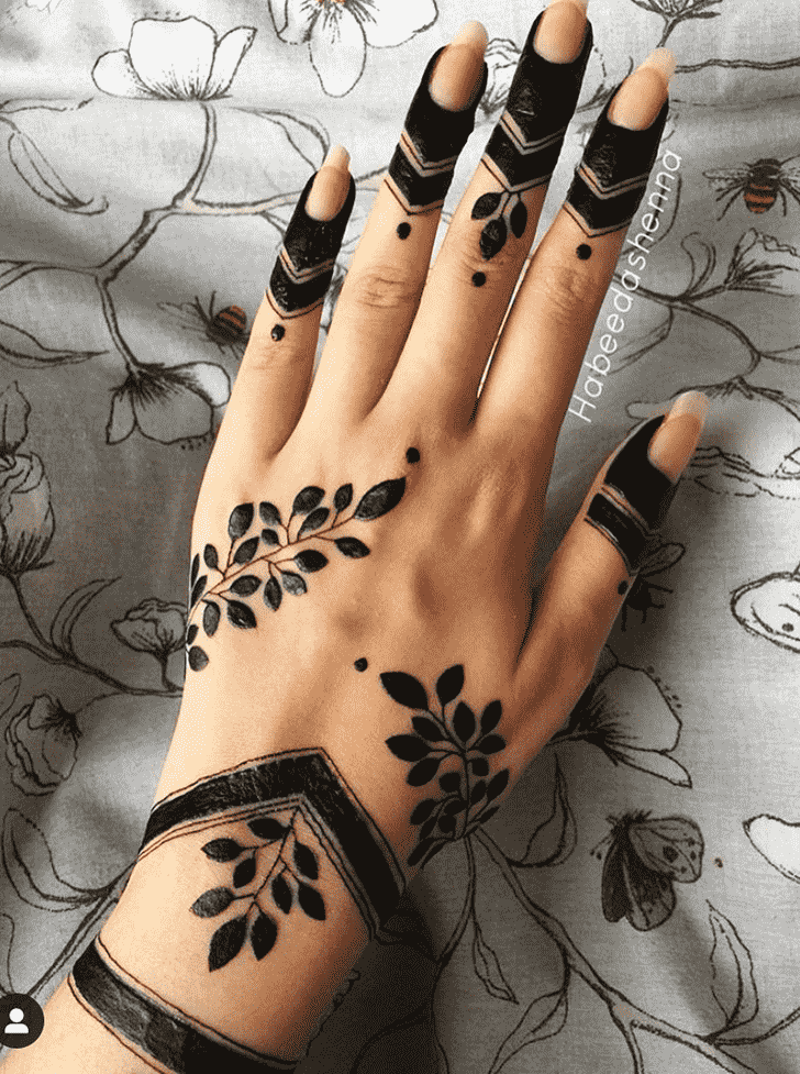 Black and Red outline Mehndi Design for Beginners |Dual color henna| Be You  And Beauty | Khan Sabiha - YouTube