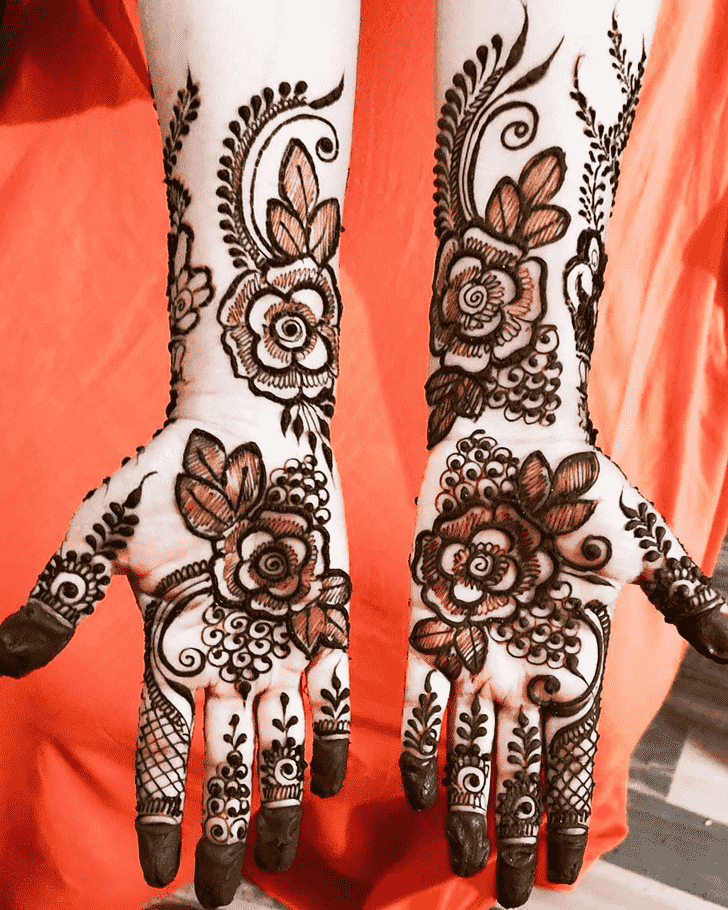 Front Hand Arabic Mehndi Designs for Stylish Girls Women, Simple & Easy-hanic.com.vn