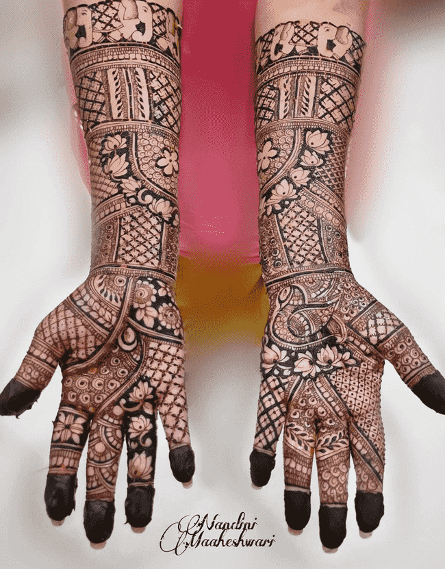 Marvelous Sukkur Henna Design