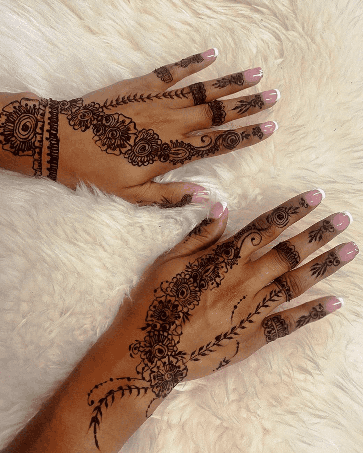 Pleasing Sweden Henna Design