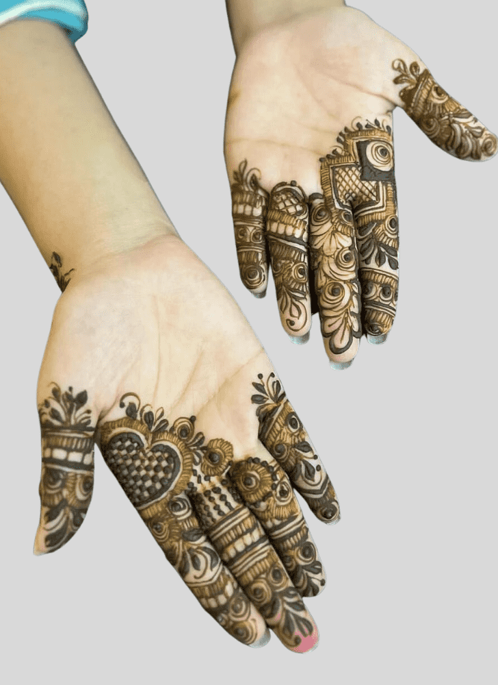 Refined Tattoo Henna Design