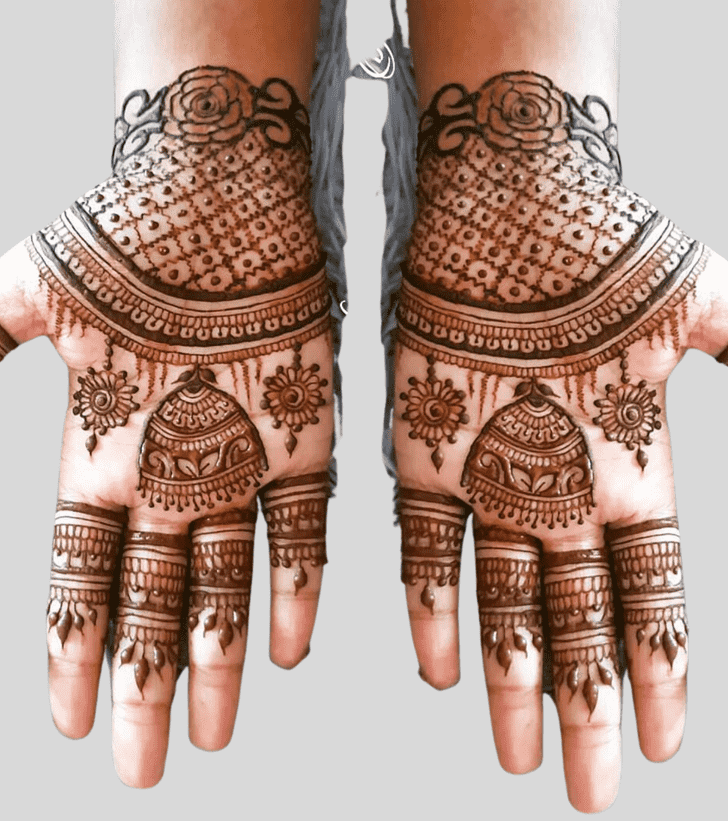 Alluring Teej Special Henna Design