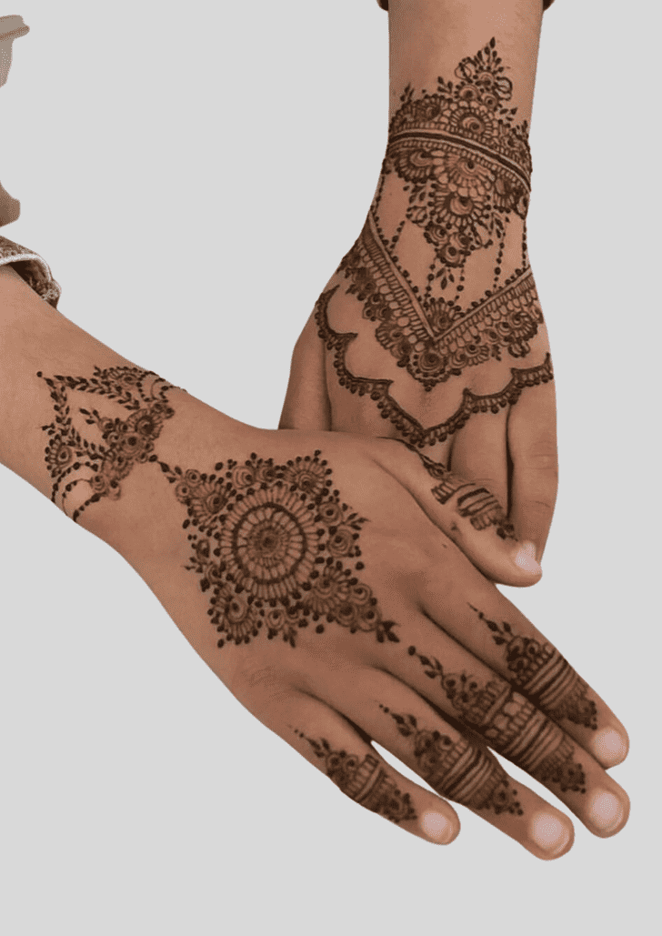 Beauteous Teej Special Henna Design