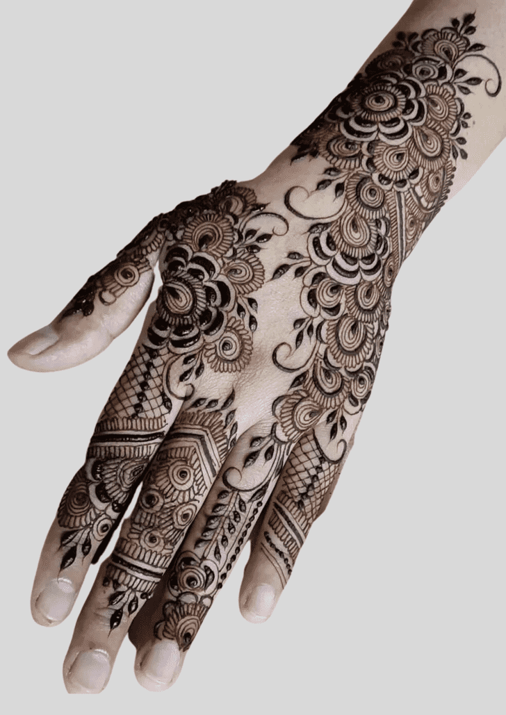 Comely Teej Special Henna Design