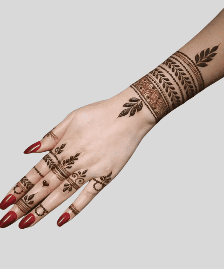 Arm Teej Special Henna Design