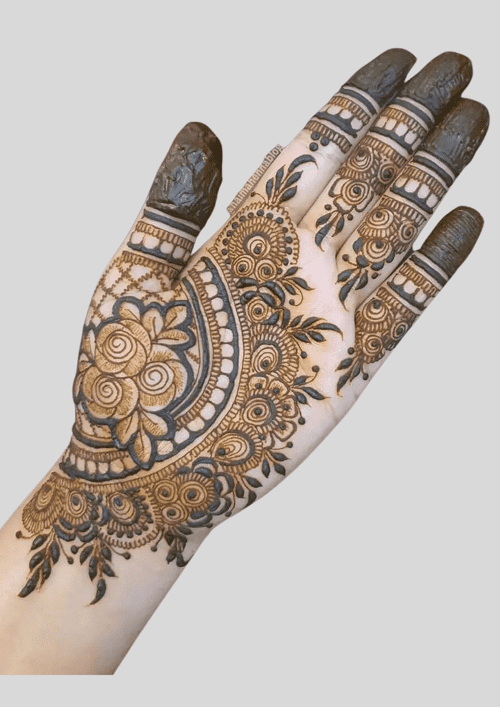 Elegant Teej Special Henna Design