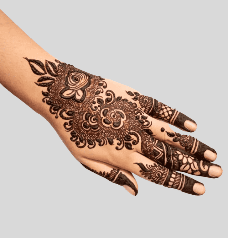 Inviting Teej Special Henna Design