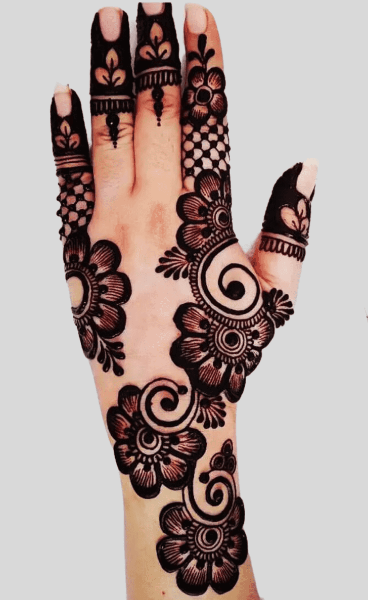 Nice Teej Special Henna Design