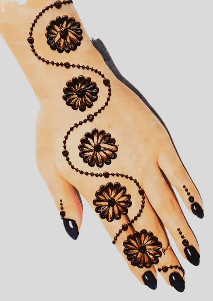 Pleasing Teej Special Henna Design