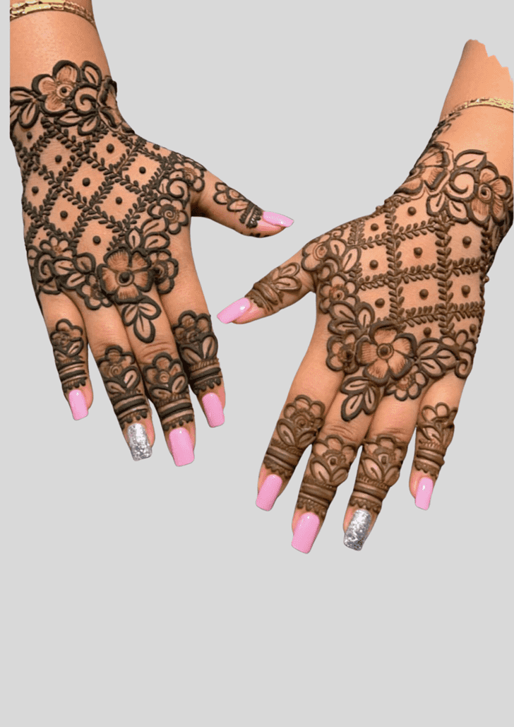 Shapely Teej Special Henna Design